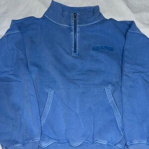 PINK Victoria's Secret Ivy Fleece Quarter Zip Sweatshirt